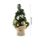 thumbnail image 3 of Mini Árbol de Navidad Decorativo de 20 Cm con Luces Led | Adornos Navideños para Centros Comerciales | Árbol de Mesa Verde Nevado - 1 Unidad, Dorado - Plástico - Adornos para Armar - 20 Cm - Funciona, 3 of 6