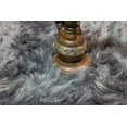 thumbnail image 4 of 5 x 7 ft Faux Fur Sheepskin Imitation Collection, Area Rug, Gray, 4 of 5