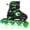 Green, variant on Inline Skates for Girls and Boys with Full Light up Wheels, Beginner Roller Skates for Kids Youth Green
