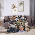 thumbnail image 4 of Sam Heughan Blanket Soft and Warm Lightweight Fluffy Throws Blankets Rug Carpet Gift for Beach Yoga Bedroom Living Room Decoration Sofa Camping Trip Dorm Decor All Season, 4 of 6
