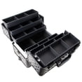 thumbnail image 2 of Ver Beauty 3-in-1 Nail Cart Rolling Makeup Case with 2 Drawers, Wheels & Extra Lid in Black Diamond, 2 of 7