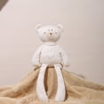 thumbnail image 4 of Soft Organic Cotton Baby First Friend, Attachment Doll for Baby, Pillow Buddy, Plush Animal Toys, Stuffed Animal Bunny, Cheeks Bow Tie Bunny, 4 of 4