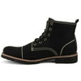 thumbnail image 3 of Ferro Aldo Men's 506019F Ankle High Cap Toe Fleece Lined Military Combat Winter Boots, Black, 8.5, 3 of 6
