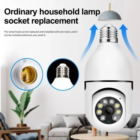 

WIfI Light Bulb Camera Panorama Camera