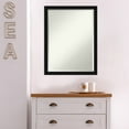 thumbnail image 4 of Amanti Art Beveled Bathroom Wall Mirror - Avon Frame Avon Black Narrow Outer Size: 20 x 26 in, 4 of 5