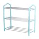 thumbnail image 2 of Isvgxsz Clearance 3 Tier Small Shoe Rack, Narrow Stackable Kids Toddler Adult Shoe Storage Organizer Shelf for Closet Floor Front Door Entrance Entryway, Free Standing Shoe Rack Organization Shelves, 2 of 6