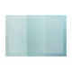 thumbnail image 2 of Mantel individual de color degradado tejido de PVC | Mantilla de mesa rectangular aislante | Estilo occidental | Fácil de limpiar | Duradero | 1 Pieza | 45x30cm | Azul claro gris | Decoración, 2 of 6