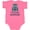 Hot Pink, variant on Inktastic Hiking Future Backpacker Boys or Girls Baby Bodysuit
