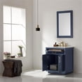 thumbnail image 2 of Ivy 30" Marble Countertop Single Vanity w/Mirror Royal Blue, 2 of 8