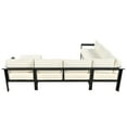 thumbnail image 6 of Euroco U-shaped multi-person outdoor sofa set, suitable for gardens, backyards, and balconies., 6 of 20