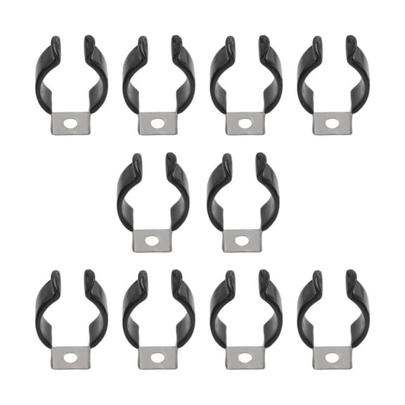 Narrow Base Spring Terry Clips - Tool Storage Clamps for Pipes & Brooms (20-30mm, Multiple Sizes)