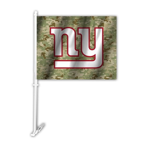 One Size Green NFL New England Patriots Camo Car Flag