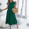 thumbnail image 6 of BUIGTTKLOP Women's Summer Short Sleeve Midi Dresses Round Neck Loose Dress with Pockets 2026, 6 of 6