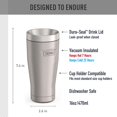 thumbnail image 2 of THERMOS Série Icône Gobelet en Acier Inoxydable 16 oz Acier Mat, 2 of 7