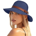 thumbnail image 6 of UPF 50 Sun Hat Ndbuld Sun Beach Hats for Women Summer Floppy Wide Brim Sunhat Packable Foldable Lace Travel Vacation, 6 of 7