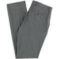 thumbnail image 2 of Kenneth Cole Mens Stripe Dress Pants Slacks, Grey, 33W x UnfinishedL, 2 of 2