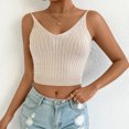 thumbnail image 4 of LiMoi Womens Summer Tops Casual Women's Tank Tops Sleeveless T Shirts for Women Solid Color Tshirts for Women V Neck Oversized Tee Shirts Plus Size, 4 of 8