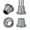 Gray, variant on SupreGear Heavy Duty Replacement Feet for Shower Chair, 1" Non-Slip Rubber Tips, Metal Reinforced, 4-Pack, Gray