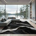 thumbnail image 2 of ODIKA 8'x10' Washable Area Rug Abstract Vein Border Swirl Inlay Veined Streaks Flow Symmetrical for King Size Bedroom Under Bed, Master Suite, Non-Shedding, Easy Care, 2 of 7