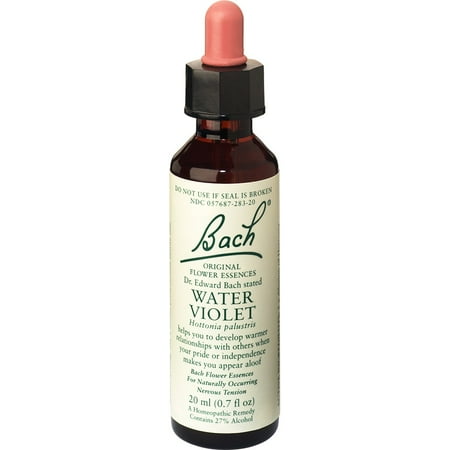 Bach Original Flower Remedies Drops, Water Violet, 0.7 Fl