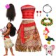 thumbnail image 2 of Girls Moana Vaiana Fantasy Tassel Dress Children Summer Carnival Clothing Set Kids Princess Dress Cosplay Birthday Party Costume, 2 of 5