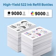 thumbnail image 3 of Botellas de recarga de tinta PROSWIFT 522 de alta capacidad para Epson EcoTank, 3 of 9