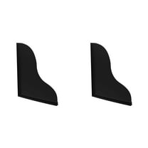 2PCS Shower Guard Bathtub Splash Guard - Self-Adhesive Silicone Water Guard for Bathtub and Walk-in Shower Corners, Waterproof Tub Corner Protector for Bathroom Leak Prevention