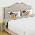 thumbnail image 3 of Yayeee Pillowcase Queen Size Set of 2 Satin Wrinkle Resistant Pillow Case, Cartoon Flowers, 3 of 7