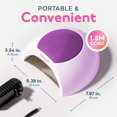 thumbnail image 6 of SUNUV SUN2C UV Light for Nails, UV LED Nail Lamp with 4 Timer Settings, Curing Lights Compatible with All Gel Polish Rose, 6 of 10
