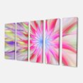 thumbnail image 2 of Danse des Fleurs Exotiques Roses - Impression sur Toile Florale, 2 of 3