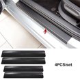 thumbnail image 4 of 4 Pieces/Set Car Doorsill Sticker Self-adhesive Scratchproof Rectangular 3D Universal Automotive Decal Ornament, 4 of 7