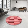 thumbnail image 3 of Ahgly Company Indoor Square Patterned Love Red Area Rugs, 3' Square, 3 of 6