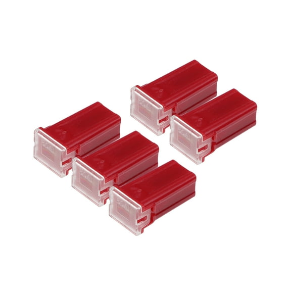 Unique Bargains 5 Pcs 50A Micro Cartridge Fuses Engine Inner FMM M-Case Type Fuses for Car Truck Durable Plastic Metal