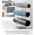 thumbnail image 3 of Yamazaki Home Fitness Equipment Storage Rack, White, Steel, 3 of 7