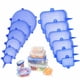 thumbnail image 5 of Tapas elásticas de silicona reutilizables para ollas y recipientes, 6 o 12 unidades, para mantener la comida fresca, envoltura elástica para utensilios de cocina, 12 unidades redondas blancas, 5 of 6