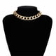 thumbnail image 1 of Gargantilla Cubana Punk, Collar De Aleación De Hip Hop, Cadena Gruesa De Color Dorado, Cadena De Clavícula Unisex De Hip-Hop sonducket AP007236-01, 1 of 6