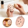 thumbnail image 2 of Makeup Sponge Holder, Silicone Beauty Blender Case with Lid, Shatterproof Ventiled Travel Storage Box for Make Up Sponge, Compact Portable for Cosmetic Puff, 2 of 6
