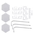 thumbnail image 1 of Action Figure Stand, 3 Pack ABS Stainless Steel Bendable Doll Figure Support Display Holder Base for 6 Inch Models, 1 of 7