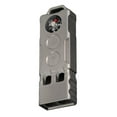thumbnail image 2 of Safety Survival Double Tube Whistle for Hikings Camping Training Outdoor Sports Titanium Alloy Emergency Keyring Whistle, 2 of 11
