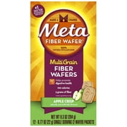 Metamucil Fiber Wafers Apple Crisp Packets 2 Each - (Pack of 3)