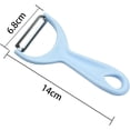 thumbnail image 2 of Stainless Steel Multi-Function Vegetable Peeler Potato Peeler for Kitchen Non-Slip Handle Y-Side Peeler Side for Peeling, 2 of 5