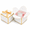 White, variant on DECHISY 12 pack Small Gift Boxes with Lids, 4.7 x 4.7 x 3.5 inch Square White Boxes with Gold Ribbon for Party, Christmas, Wedding, Candle and Birthday Favors