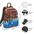 thumbnail image 3 of Hirioo Animals On Noah's Ark2 for Lightweight Backpack, Durable and Comfortable, Ideal for Travel, School, Hiking, and Everyday Use, 3 of 9