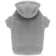 thumbnail image 1 of Sudadera con capucha para perros grandes, color gris, talla L, 1 of 7