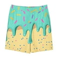 thumbnail image 4 of MKOSPLRT 5-14 Years Running Shorts for Kids Cute Print Beach Shorts Elastic Waist Baggy Wide Leg Shorts Summer Vacation Shorts with Pockets, 4 of 4