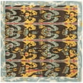 thumbnail image 6 of SAFAVIEH Ikat Asia Southwestern Wool Area Rug, Charcoal/Blue, 3' x 5', 6 of 10
