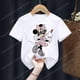 thumbnail image 1 of Minnie Children T-shirt Kawaii Disney T Shirt Floral Mickey Mouse Anime Cartoon Casual Clothes Kid Girl Boy Short Sleeve Top Tee5T Gao Jinjia LED, 1 of 2