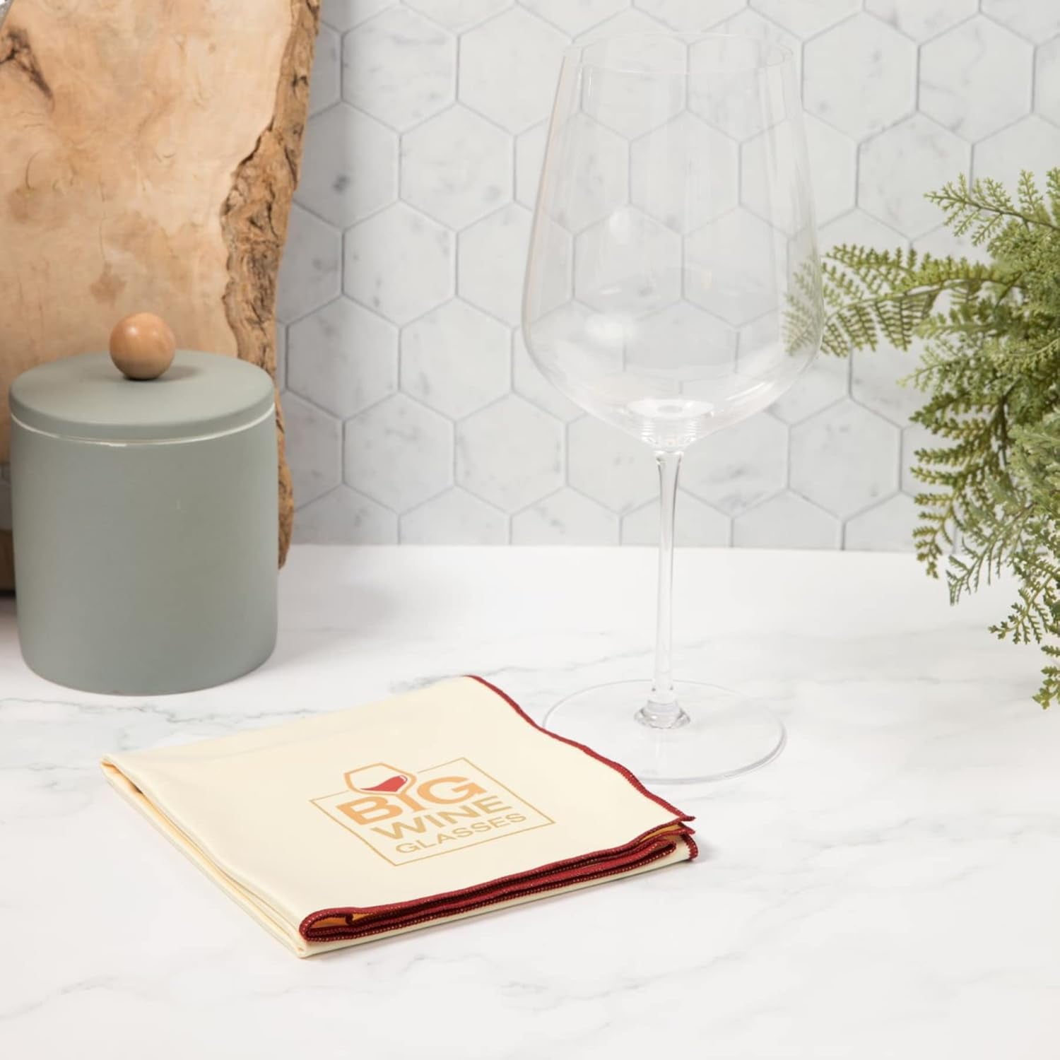 Wine Glass Polishing Cloth | Microfiber Towel for Streak-Free, Spot-Free Shine & Drying