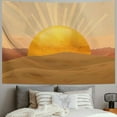 Chilfamy Boho Sun Vertical Tapestry, Bohemian Mountain Desert Tapestry