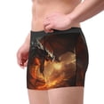thumbnail image 4 of Daiia Fiery Dragon Of Chaos Men's Underwear Boxer Briefs, Cotton Stretch Moisture-Wicking Underwear-XX-Large, 4 of 9